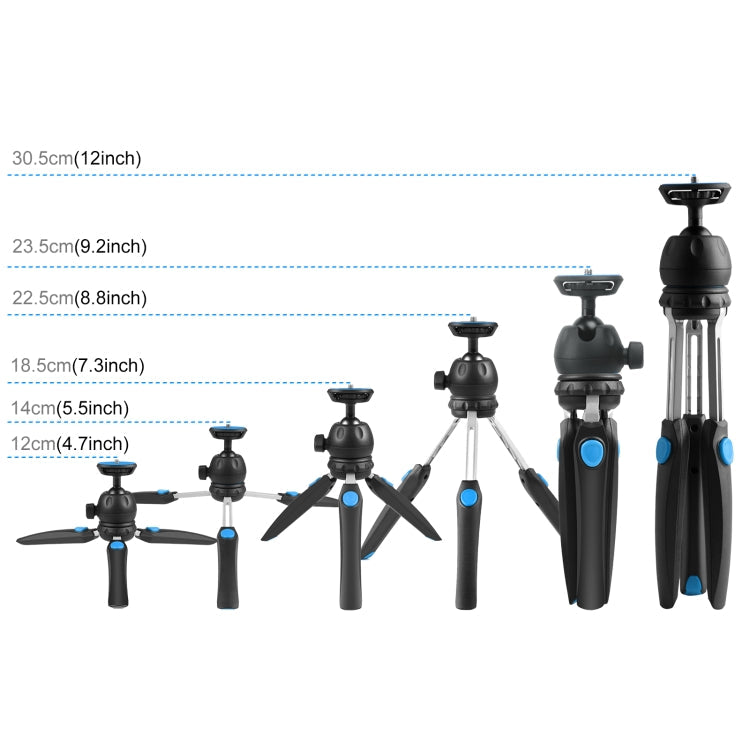 PULUZ Mini VLOG Live Stabilizer Stand Tripod with Phone Clamp for Smartphones, Mini VLOG Live Stabilizer(Blue), Mini VLOG Live Stabilizer(Red)
