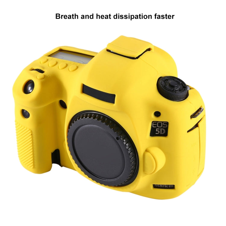 PULUZ Soft Silicone Protective Case for Canon EOS 5D Mark III / 5D3, For Canon 5D Mark III, For Canon 5D3