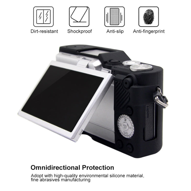 PULUZ Soft Silicone Protective Case for Panasonic Lumix GF10, For Panasonic Lumix GF10