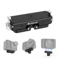 For Insta360 GO Ultra PULUZ Magnetic Aluminum Alloy Quick Release Base Mount