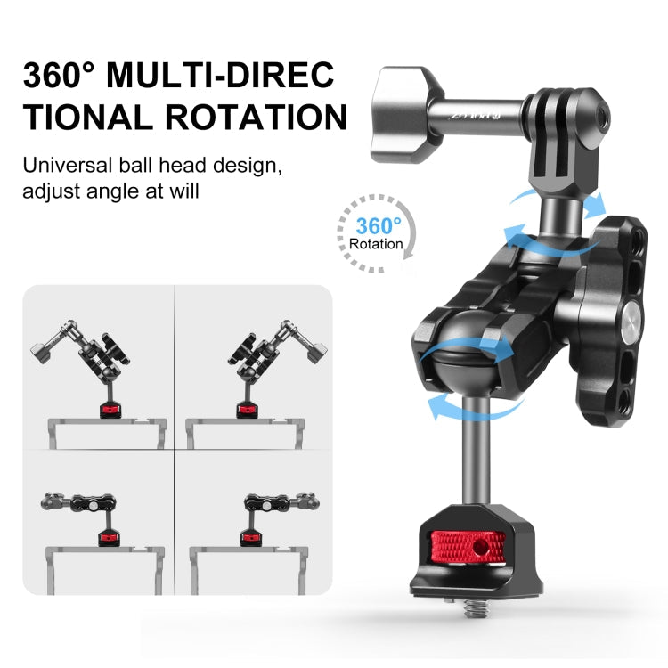 PULUZ Magic Arm Multi-way Ball  Aluminum Alloy Mount, Magic Arm