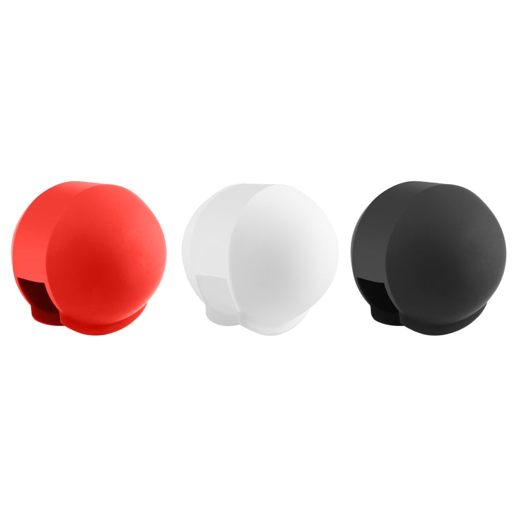 For Insta360 X3 / X4 PULUZ Invisible Dive Case Lens Guard Silicone Protective Cover (Red)