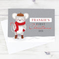 Personalised '1st Christmas' Mouse Card