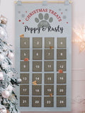 Personalised 2026 Pet Advent Calendar In Silver Grey