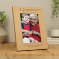 Personalised 'A Grandchild Is A Blessing' 5x7 Inch Wooden Photo Frame