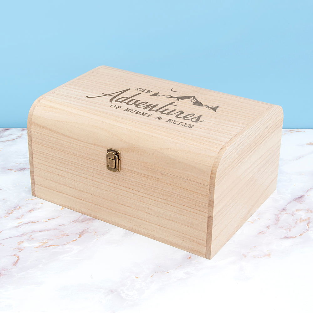 Personalised Adventure Keepsake Chest