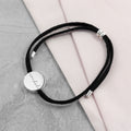 Personalised Always With You Name Black Bracelet