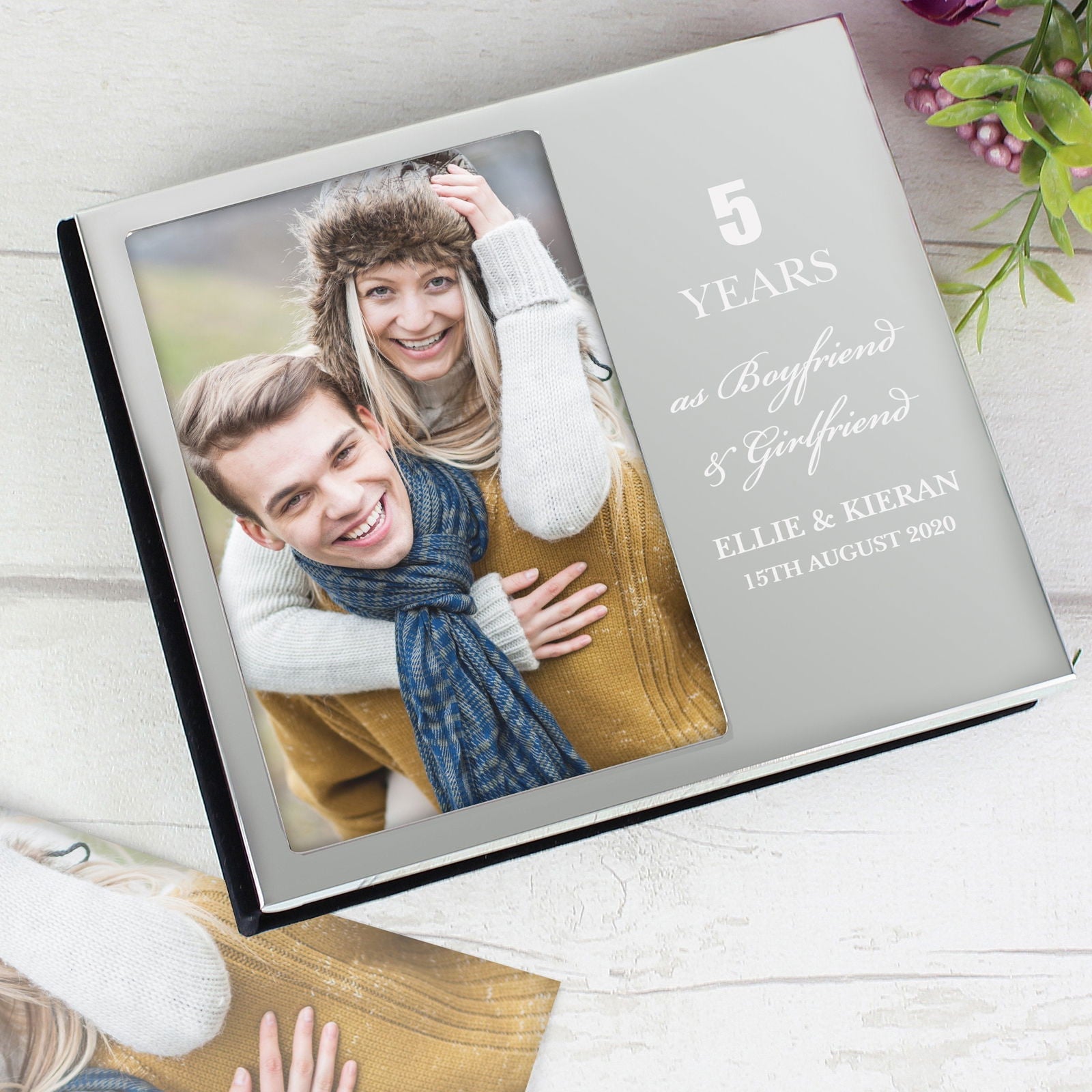 Personalised Anniversary 6x4 Inch Photo Frame Album
