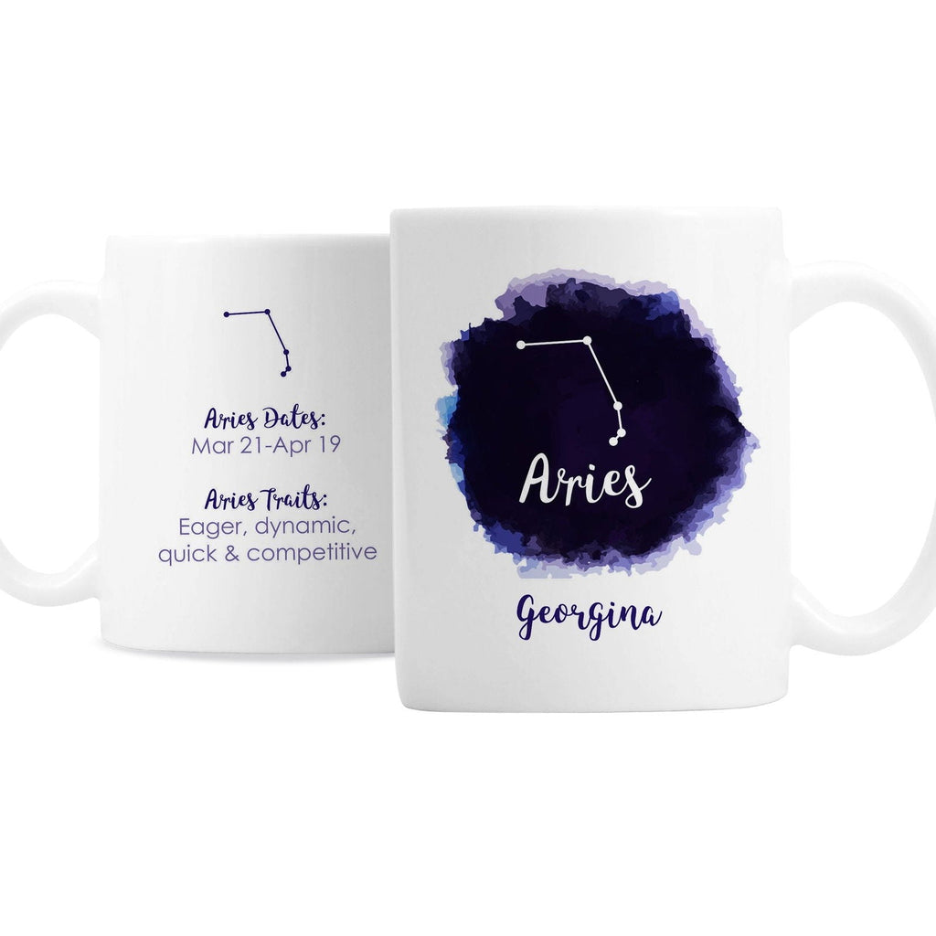 Personalised Aries Zodiac Star Sign Mug (March 20th-April 19th)