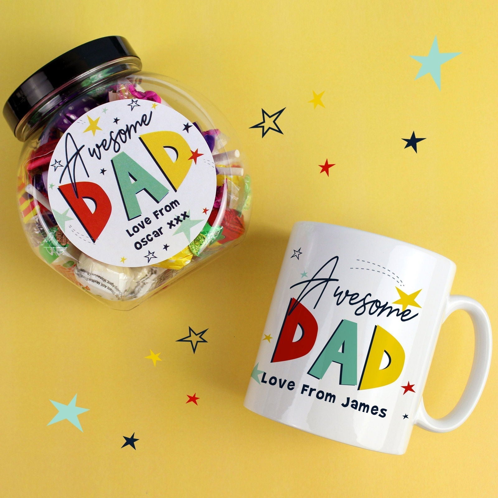 Personalised Awesome Dad Mug