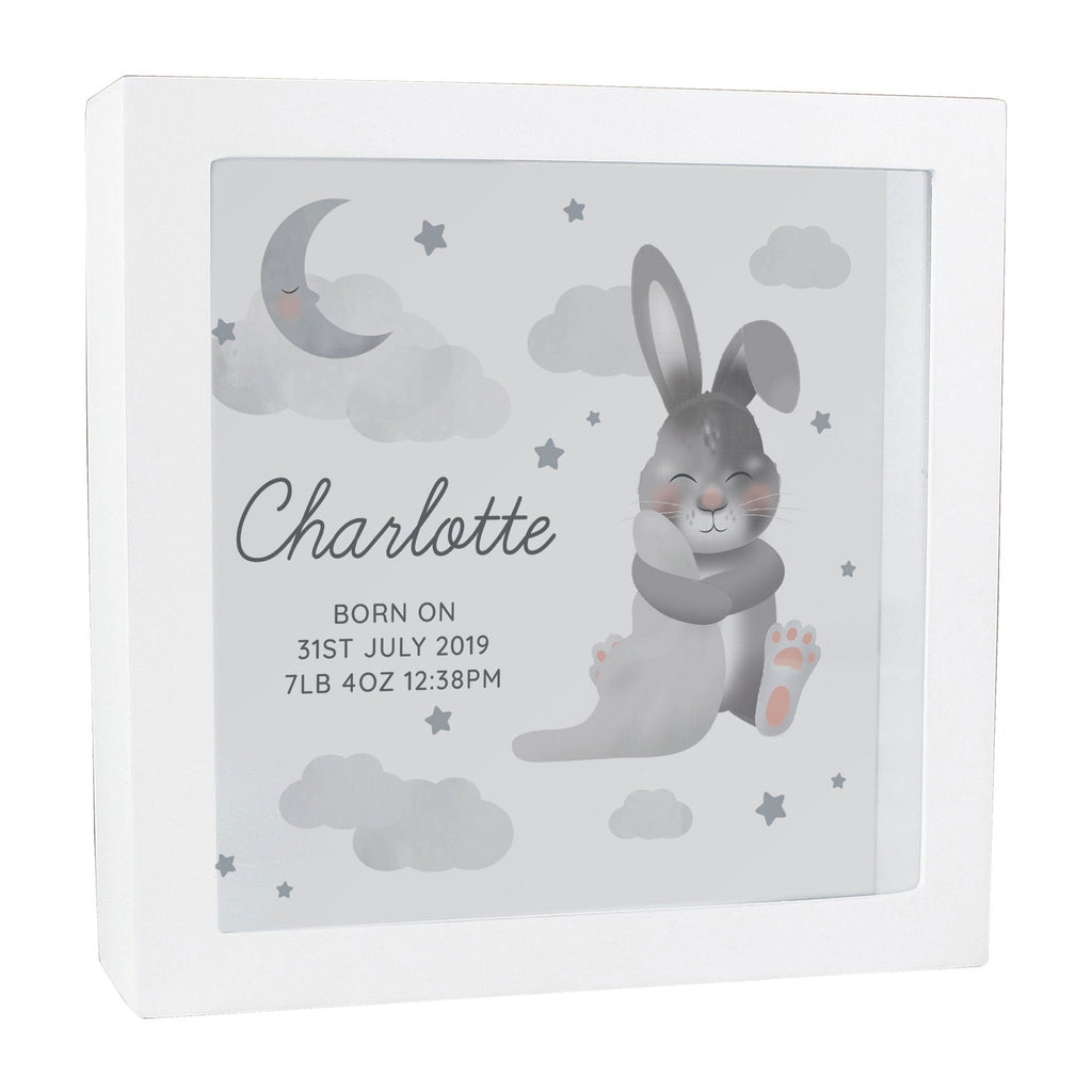 Personalised Baby Bunny Memory Keepsake Box