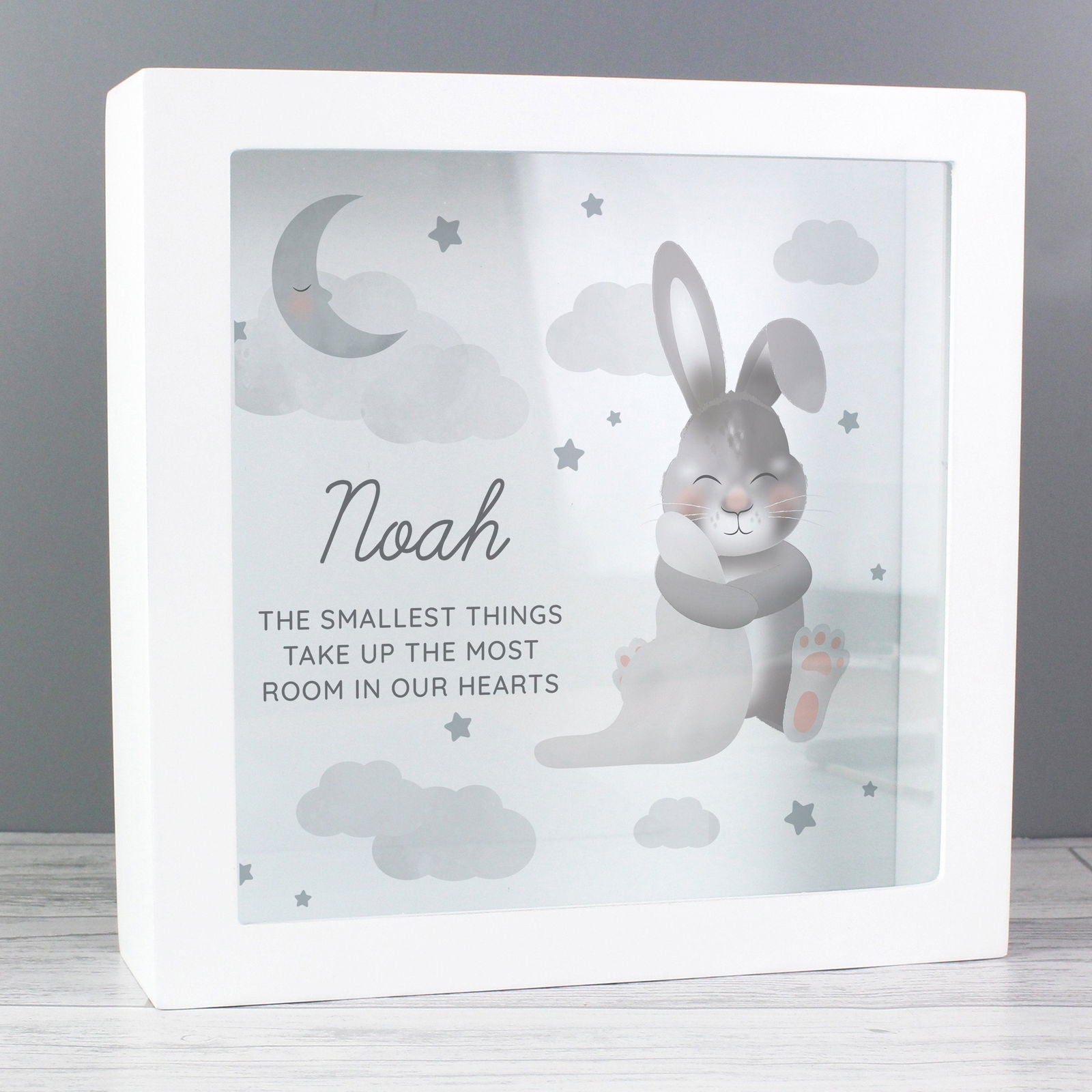 Personalised Baby Bunny Memory Keepsake Box