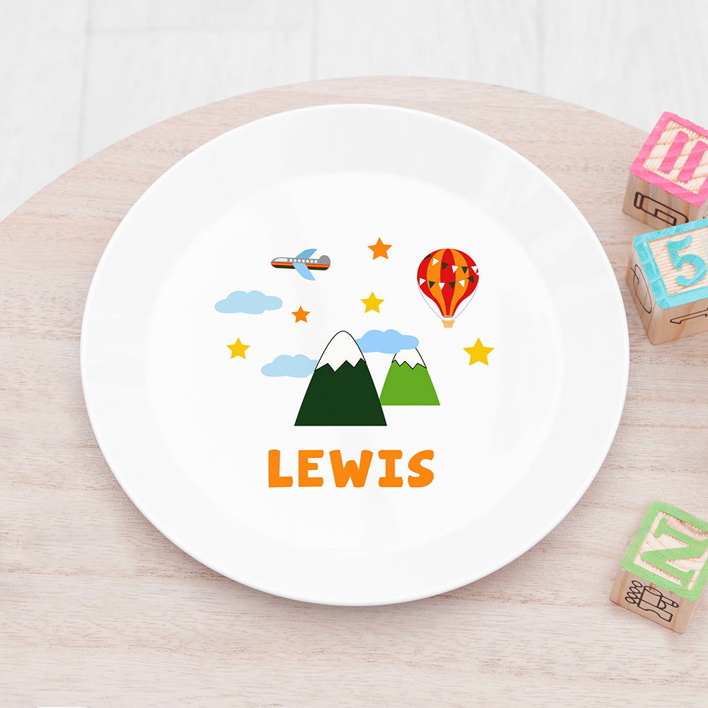 Personalised Baby Dinner Set - Adventure 