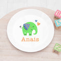 Personalised Baby Dinner Set - Elephant 