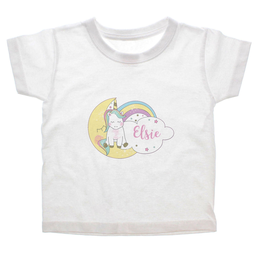 Personalised Baby Unicorn T Shirt 2-3 Years