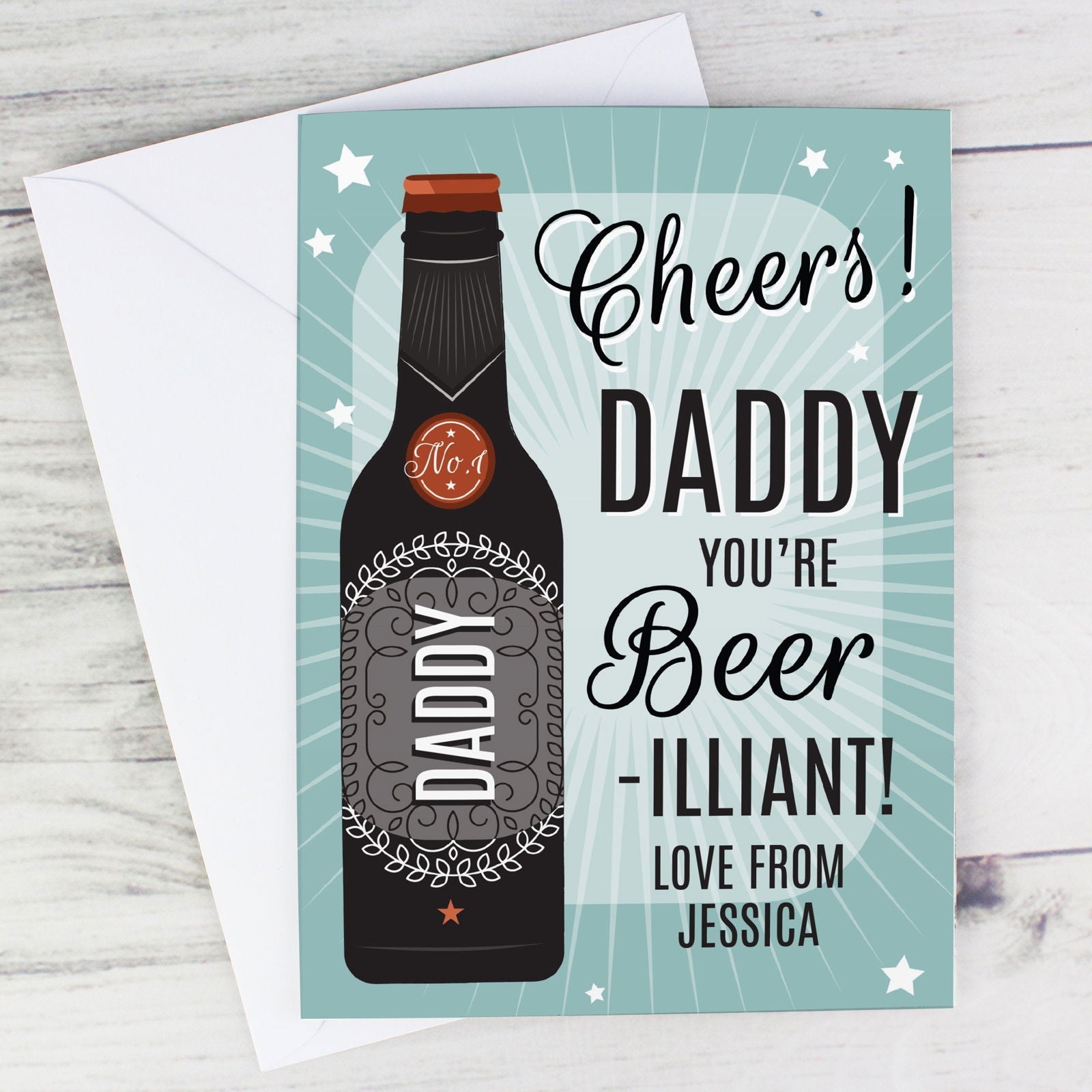 Personalised Beer-Illiant Card