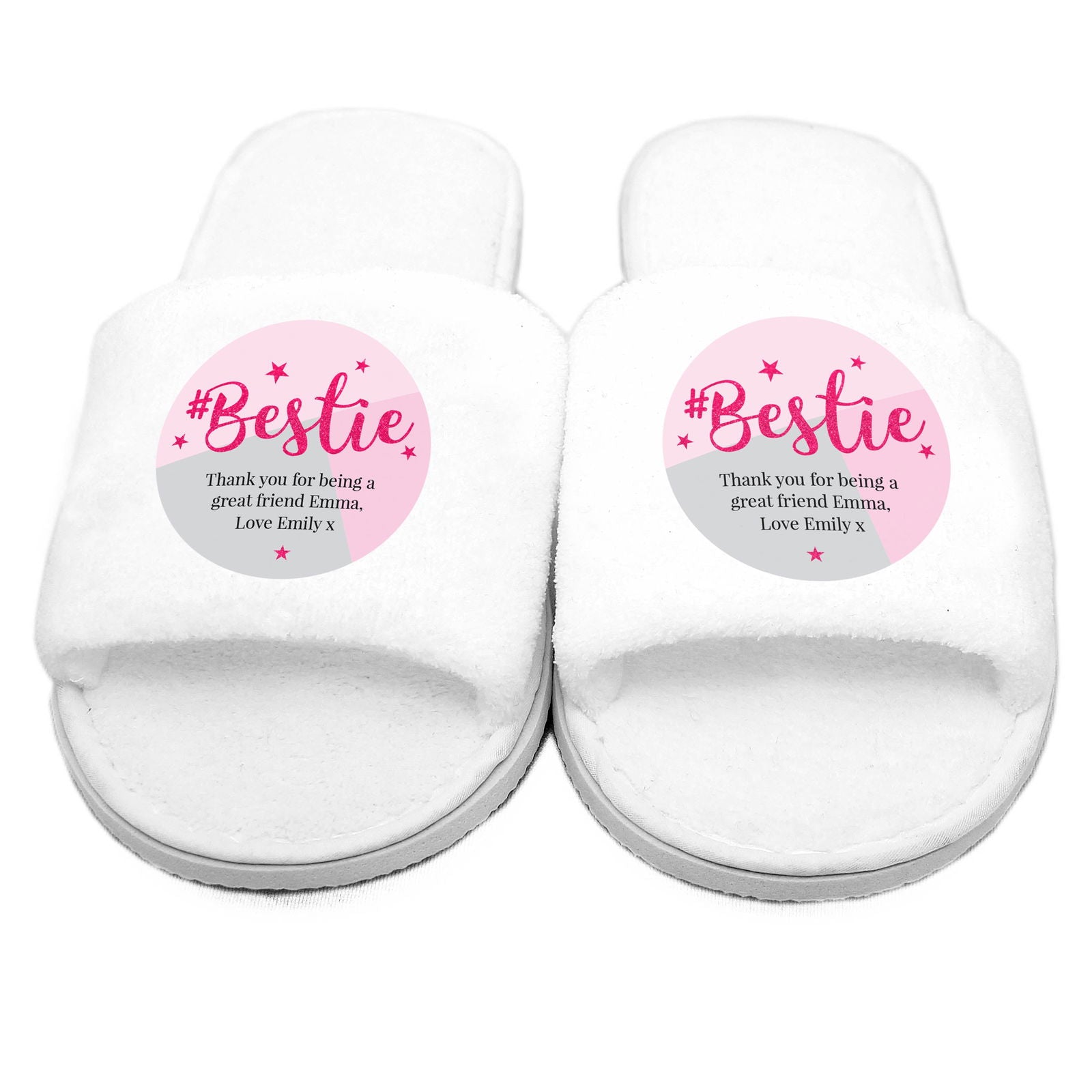 Personalised #Bestie Slippers