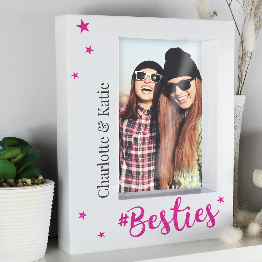 Personalised Besties 5x7 Inch Box Photo Frame