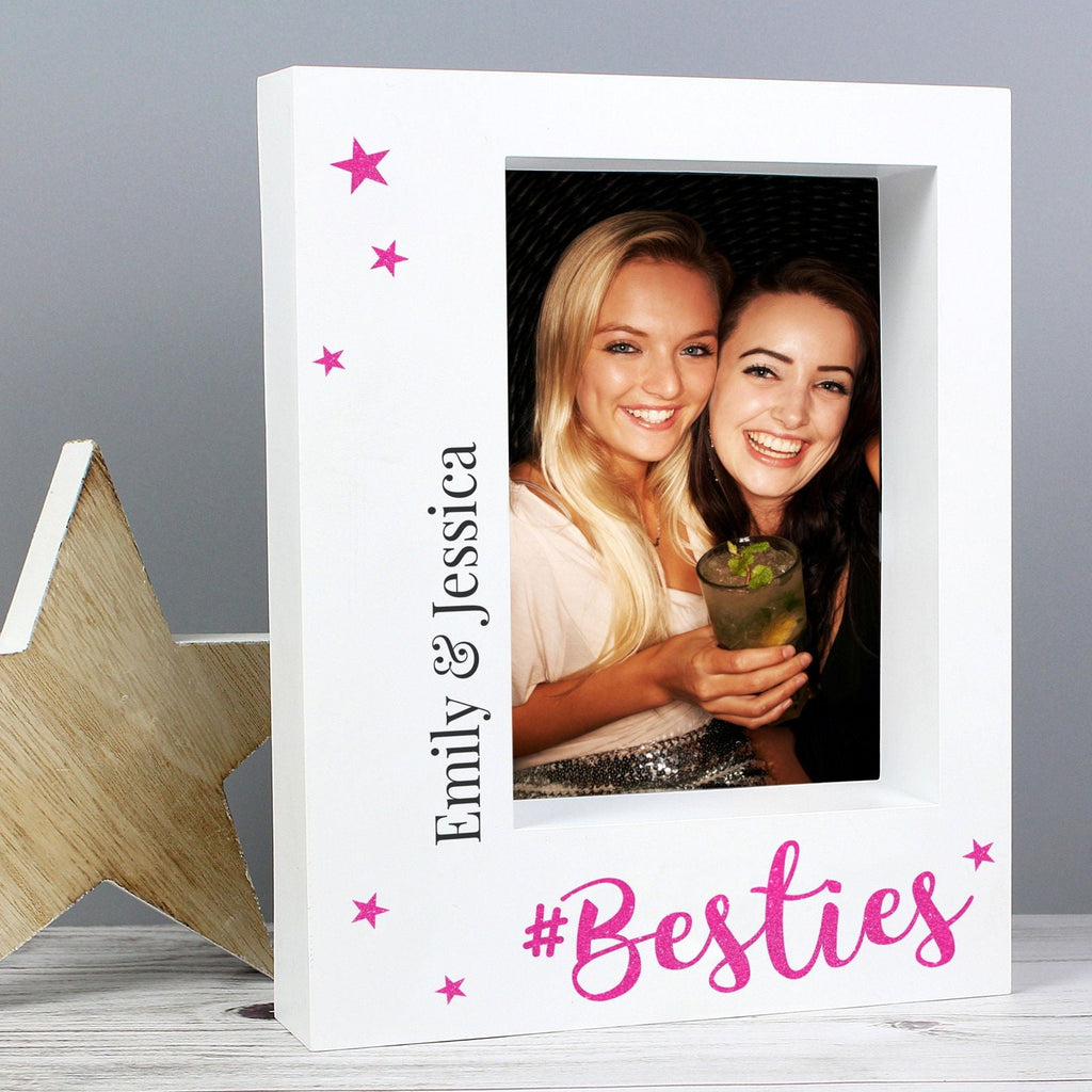 Personalised Besties 5x7 Inch Box Photo Frame