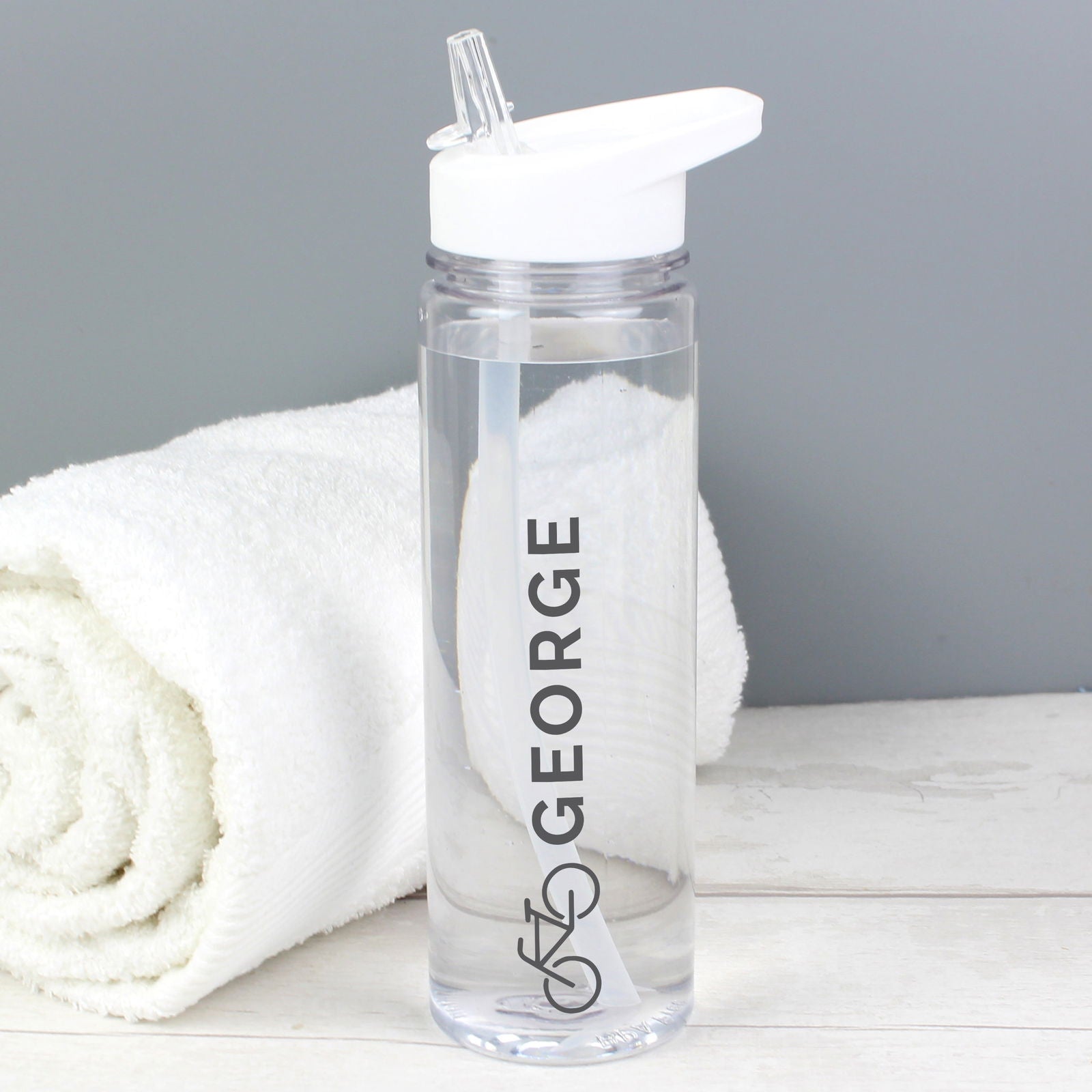 Personalised Bicycle Island Water Bottle