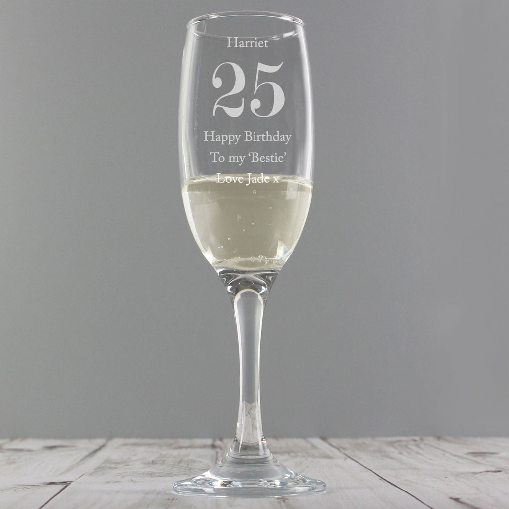 Personalised Birthday Big Age Flute