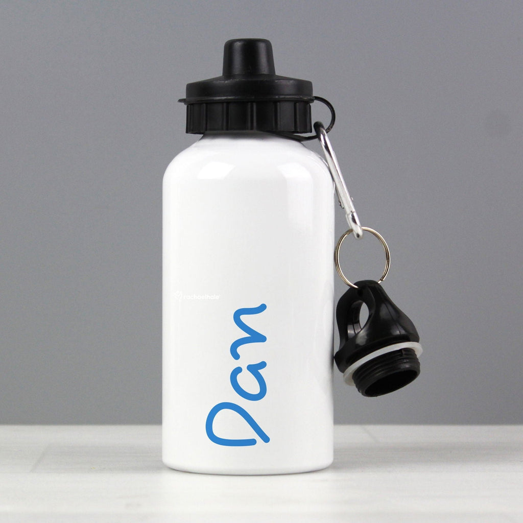Personalised Blue Name Island Drinks Bottle