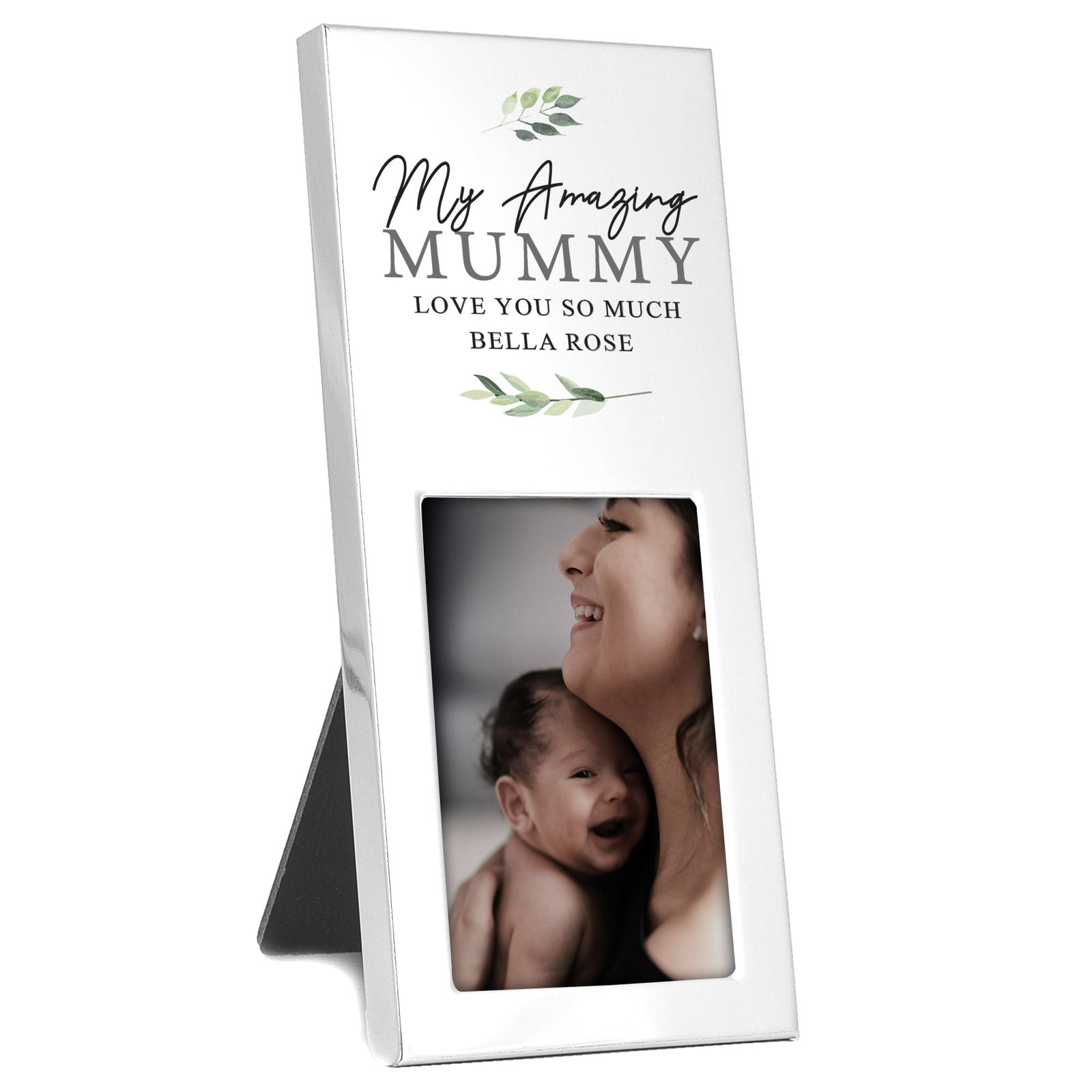 Personalised Botanical 2x3 Inch Photo Frame