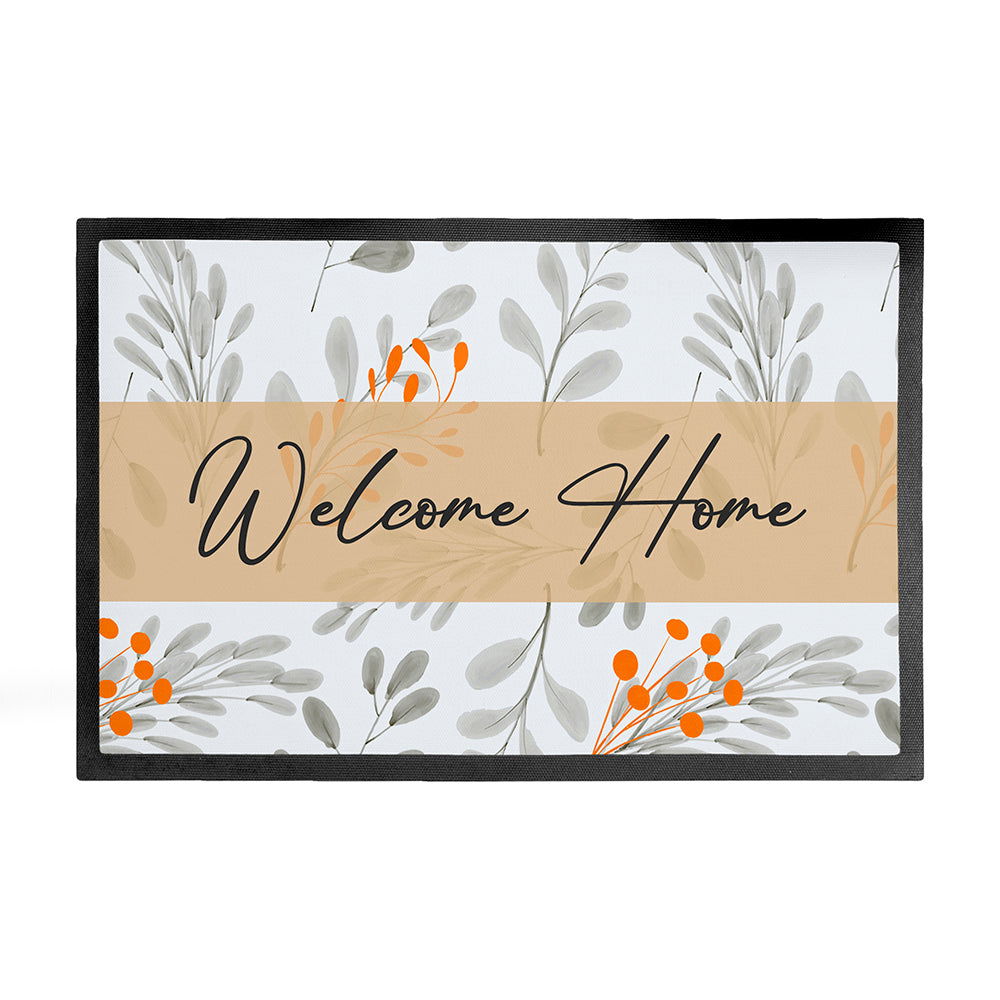 Personalised Botanical Pattern Indoor Doormat