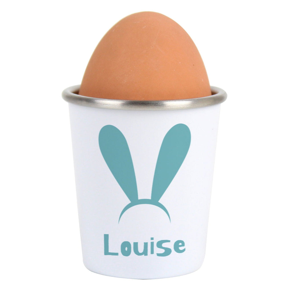 Personalised Bunny Ears Egg Cup