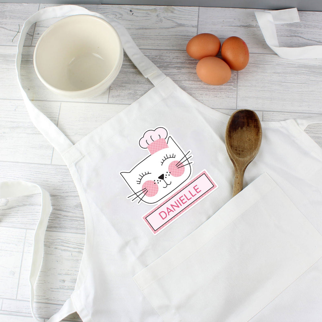Personalised Cat Children's Apron