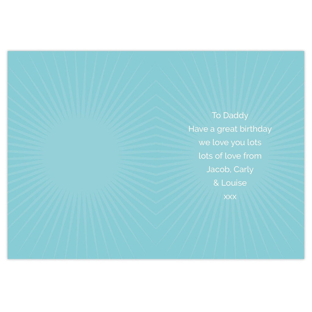 Personalised Cheers And Beers Birthday Card