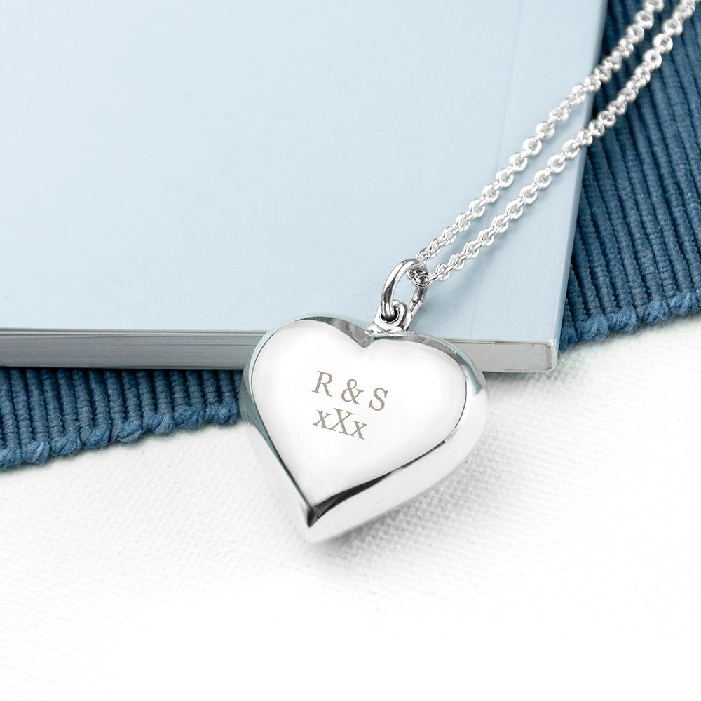 Personalised Cherish Heart Necklace