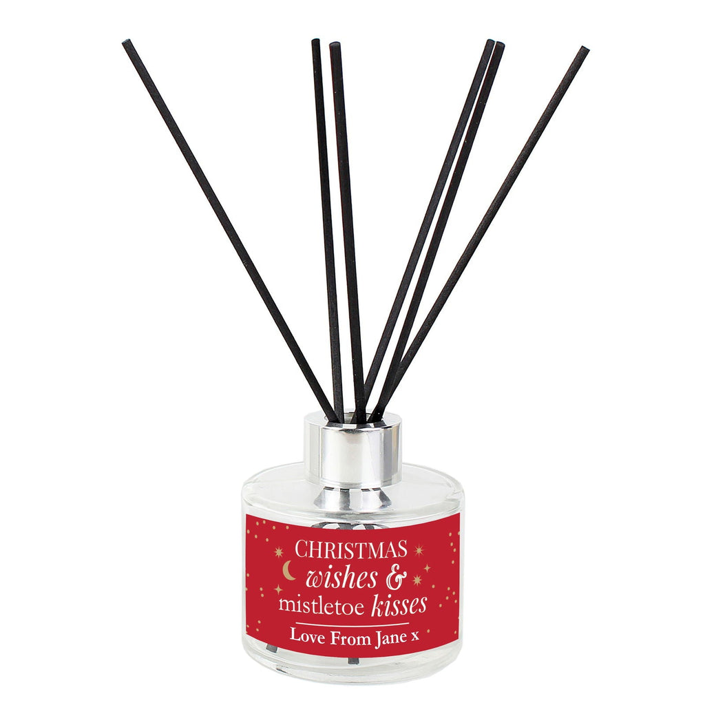 Personalised Christmas Wishes Reed Diffuser