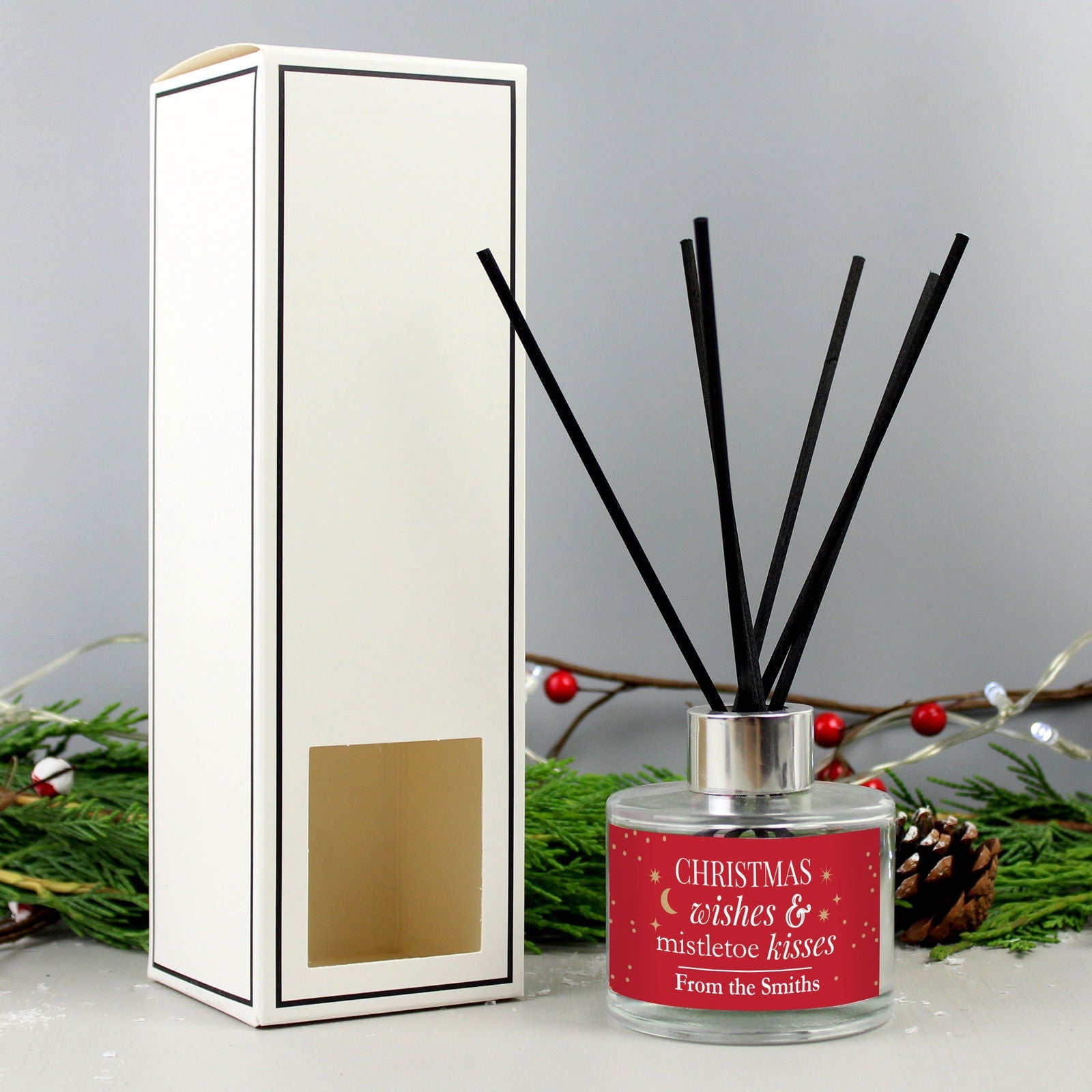 Personalised Christmas Wishes Reed Diffuser