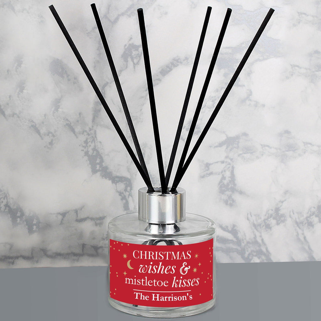 Personalised Christmas Wishes Reed Diffuser