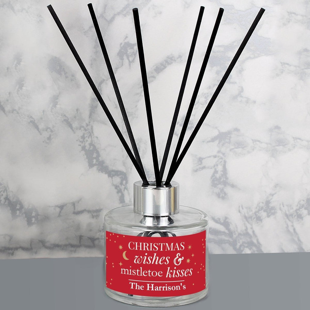 Personalised Christmas Wishes Reed Diffuser