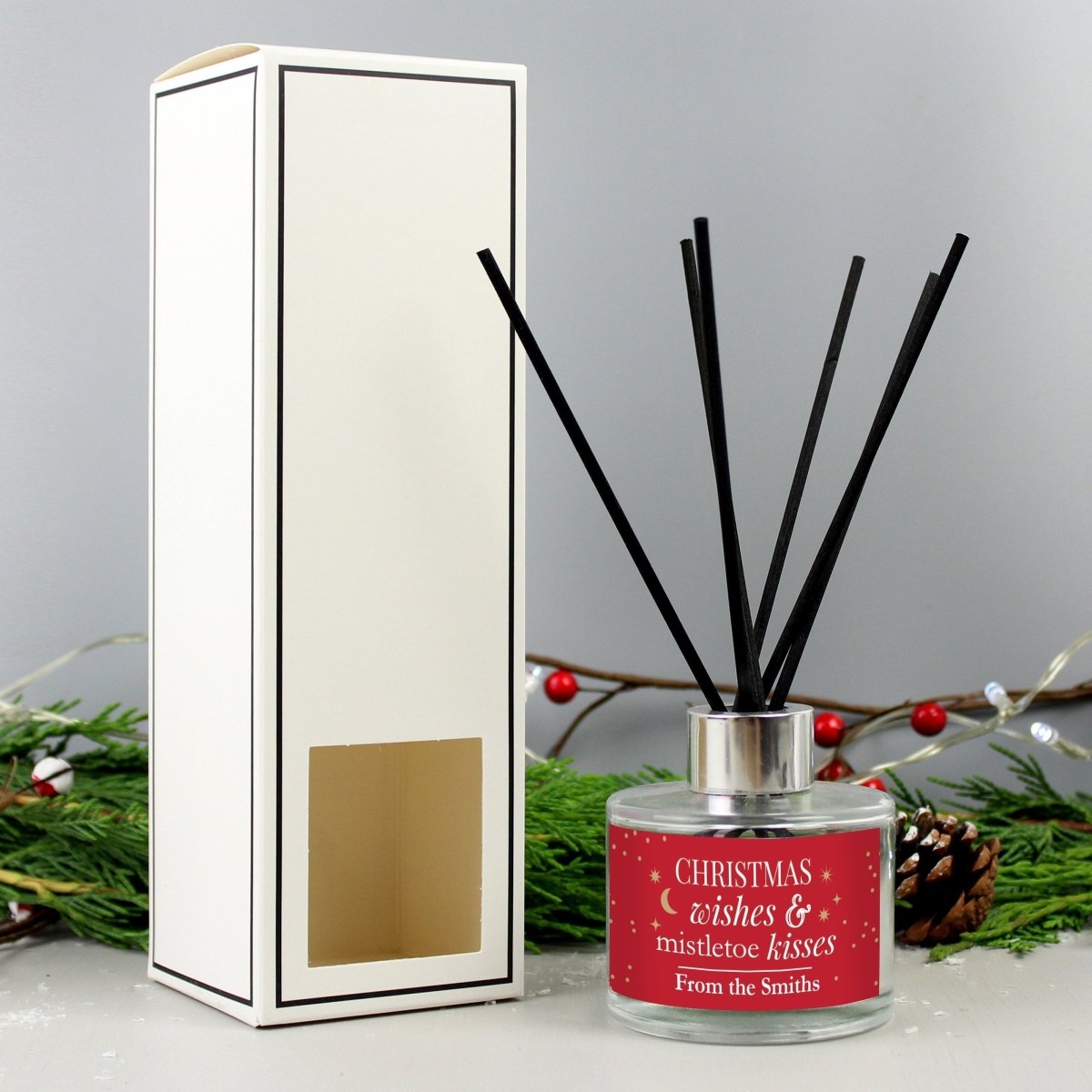 Personalised Christmas Wishes Reed Diffuser