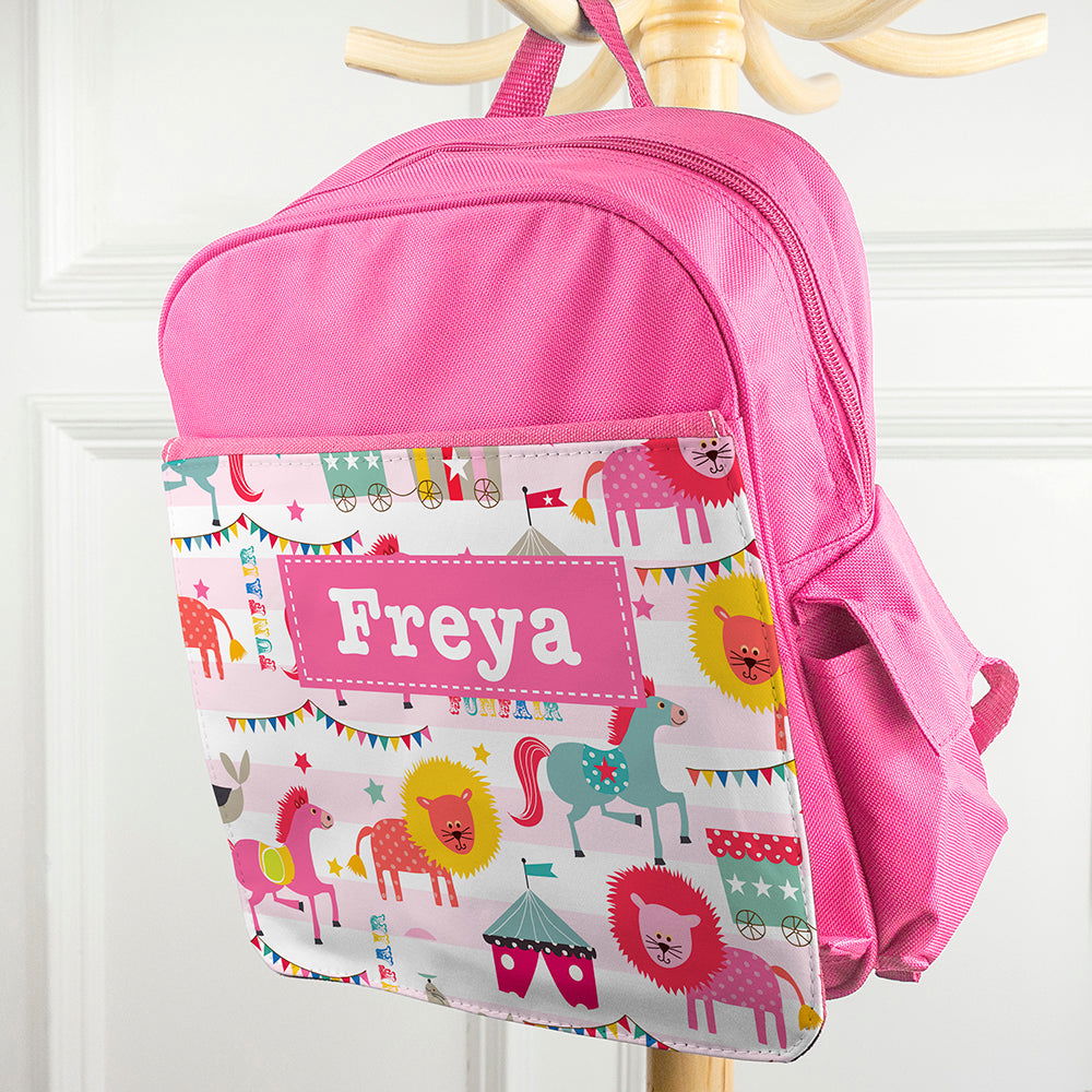 Personalised Circus Rucksack