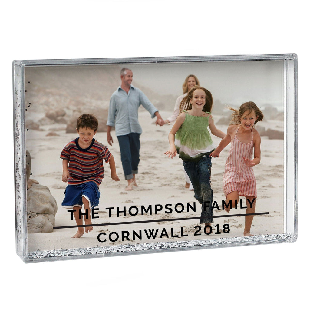Personalised Classic 6x4 Inch Glitter Shaker Photo Frame