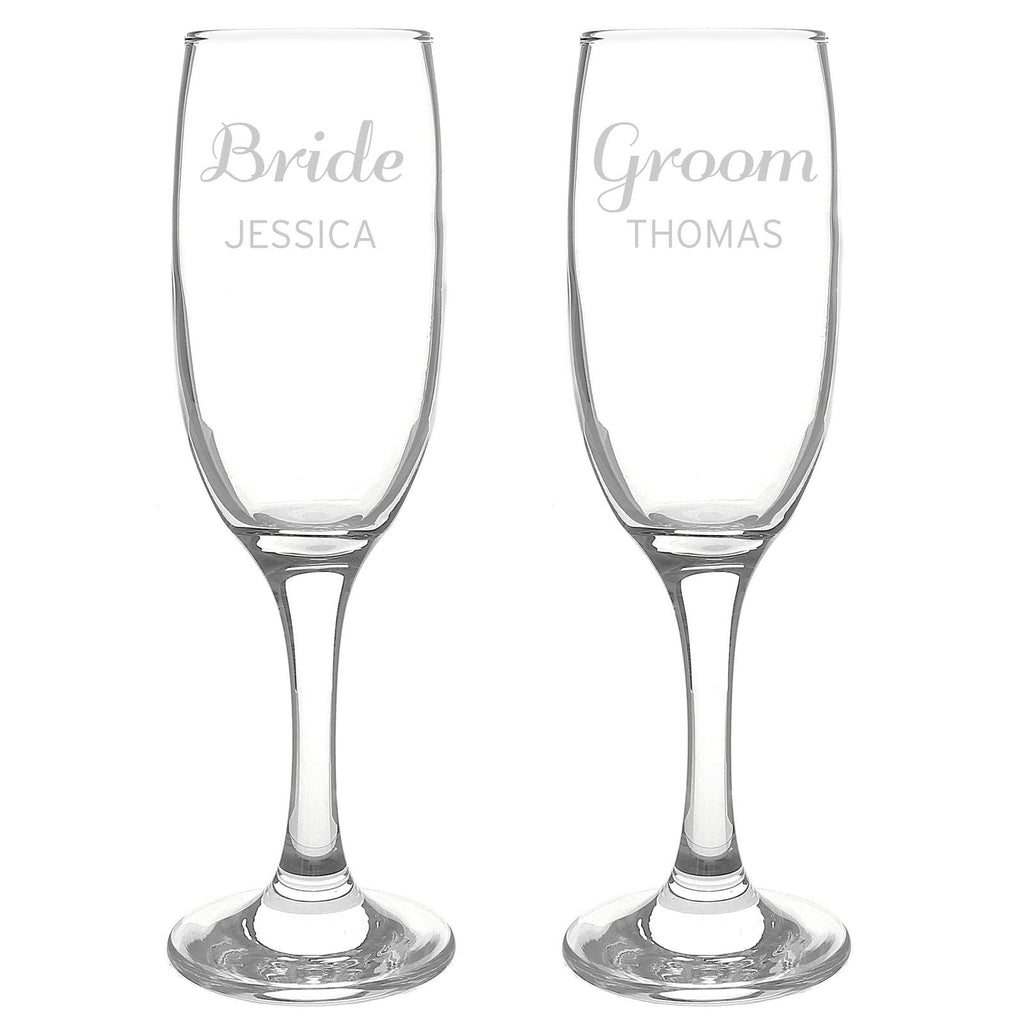Personalised Classic Pair Of Flutes