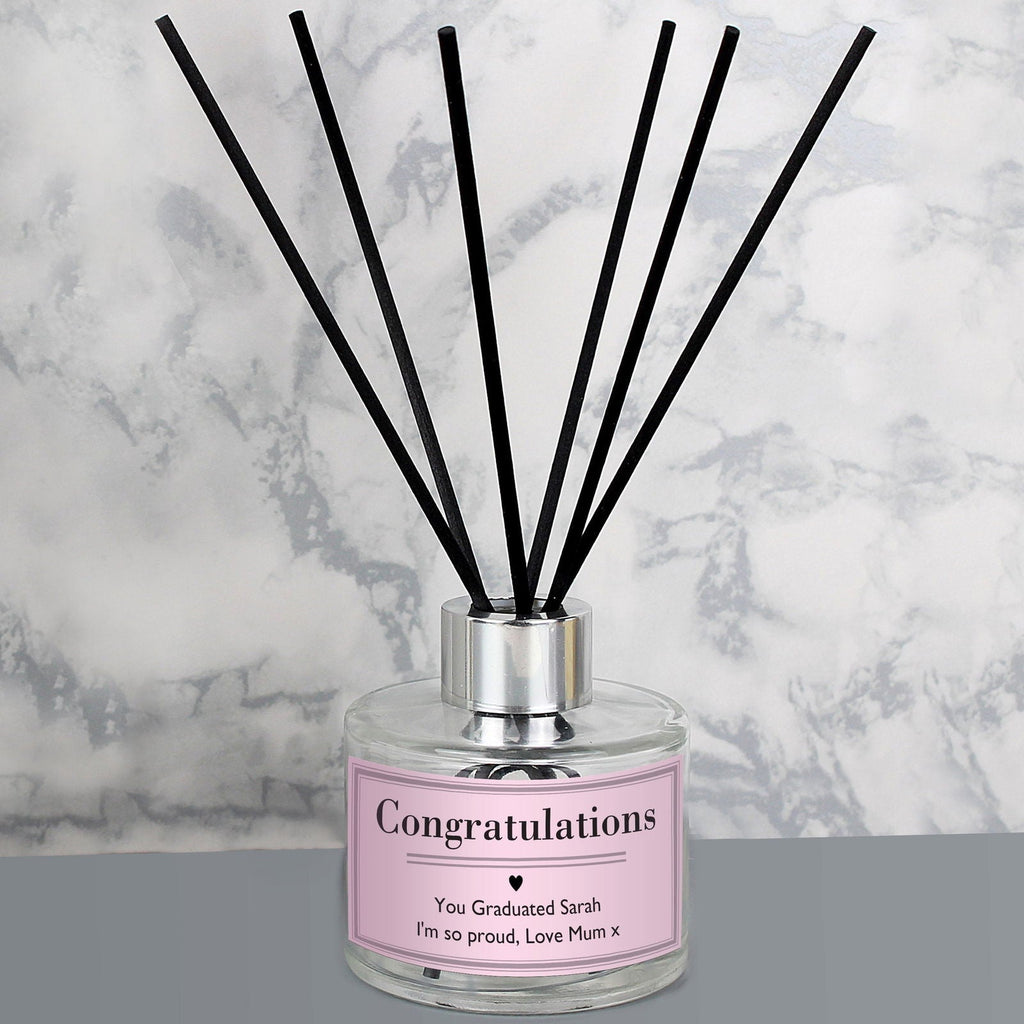 Personalised Classic Pink Reed Diffuser