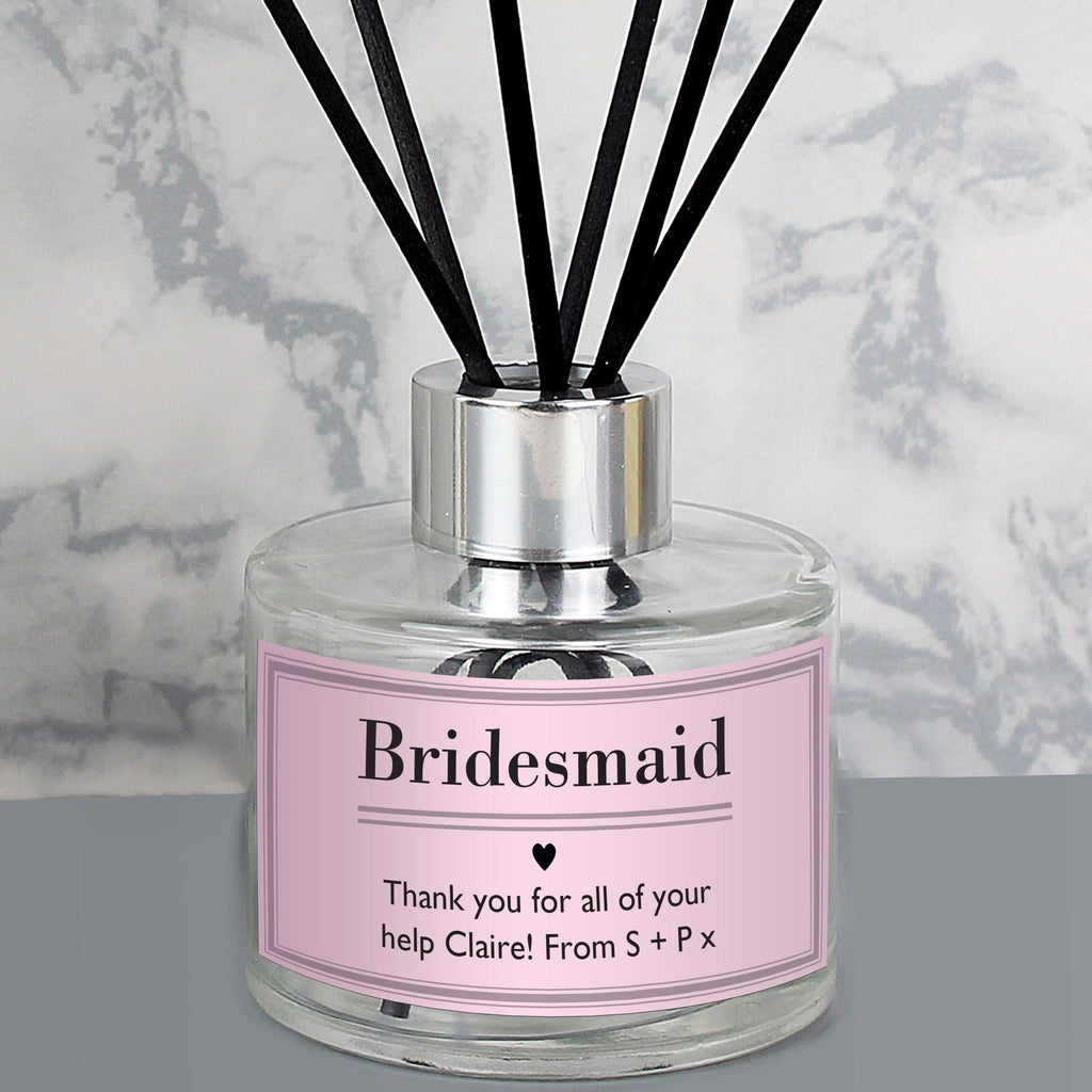 Personalised Classic Pink Reed Diffuser