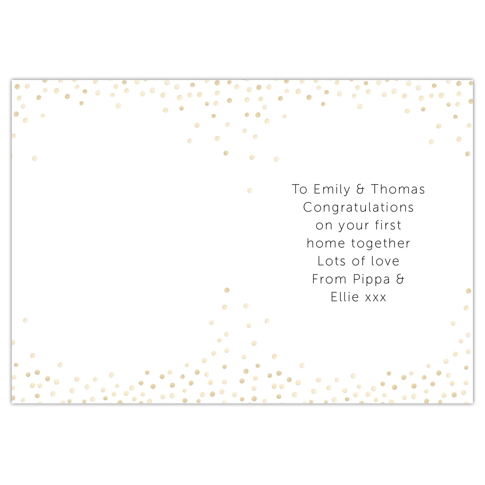 Personalised Congratulations Card
