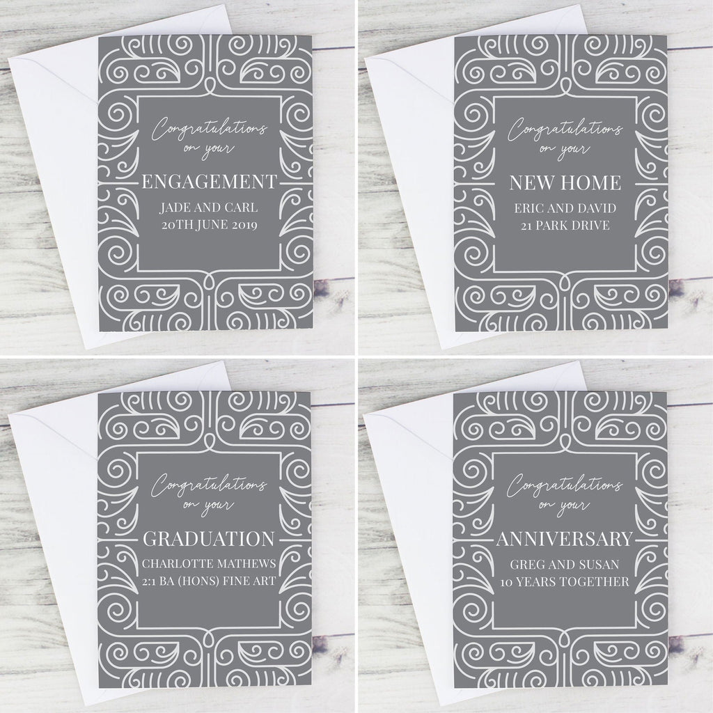 Personalised Congratulations Card