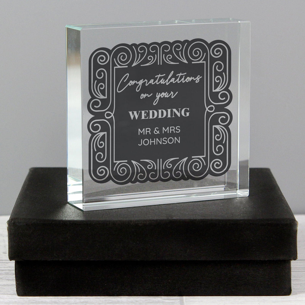 Personalised Congratulations Large Crystal Token