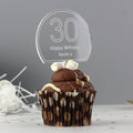 Personalised Contemporary Age Cake Topper
