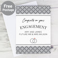 Personalised Couple Congratulations Card