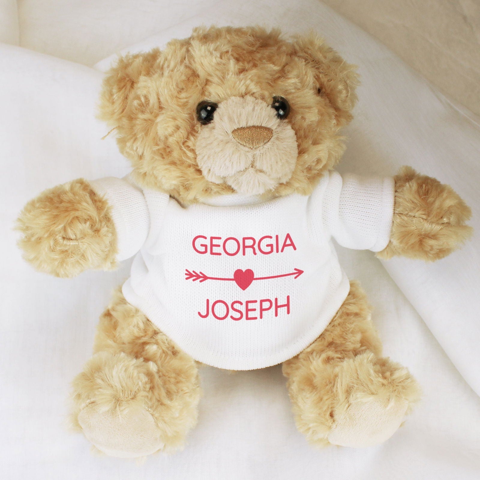 Personalised Couple In Love Teddy Bear