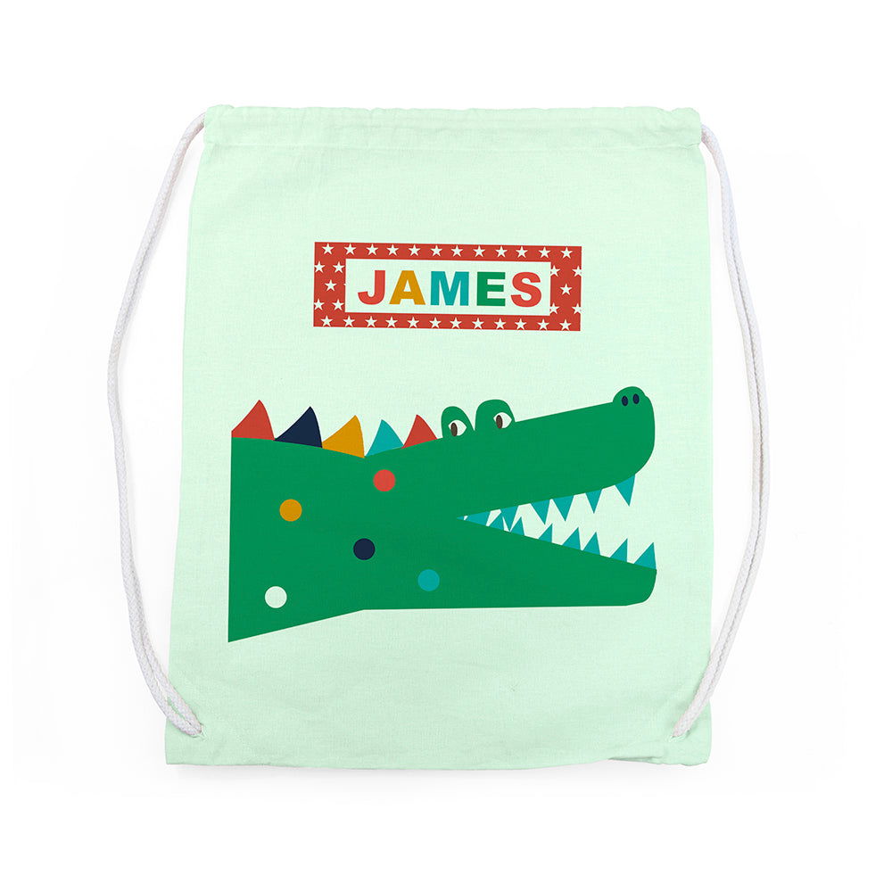 Personalised Crocodile Pe Kit Bag