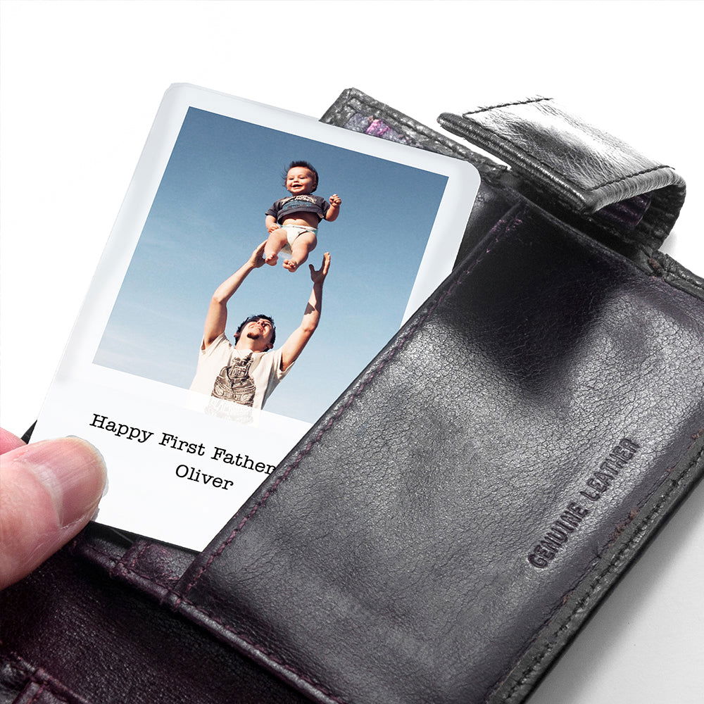 Personalised Dad's Photo Wallet Keepsake